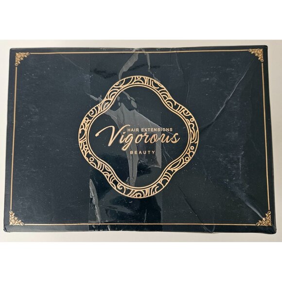 Vigorous Womens 20" Dark Brown Wavy Clip-In Hair Extensions 6 Pcs Set Synthetic - Picture 8 of 8